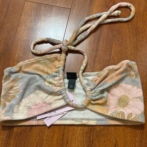 Wild Fable Pastel Floral Bikini Top